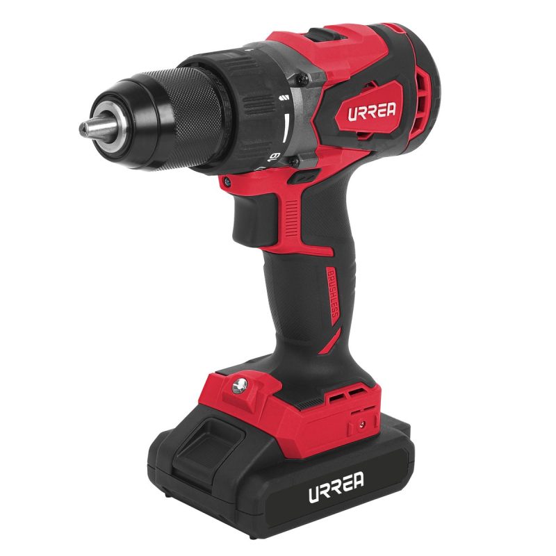 Taladro-atornillador 1-2" batería de Li-ion 20 V 70 Nm Urrea