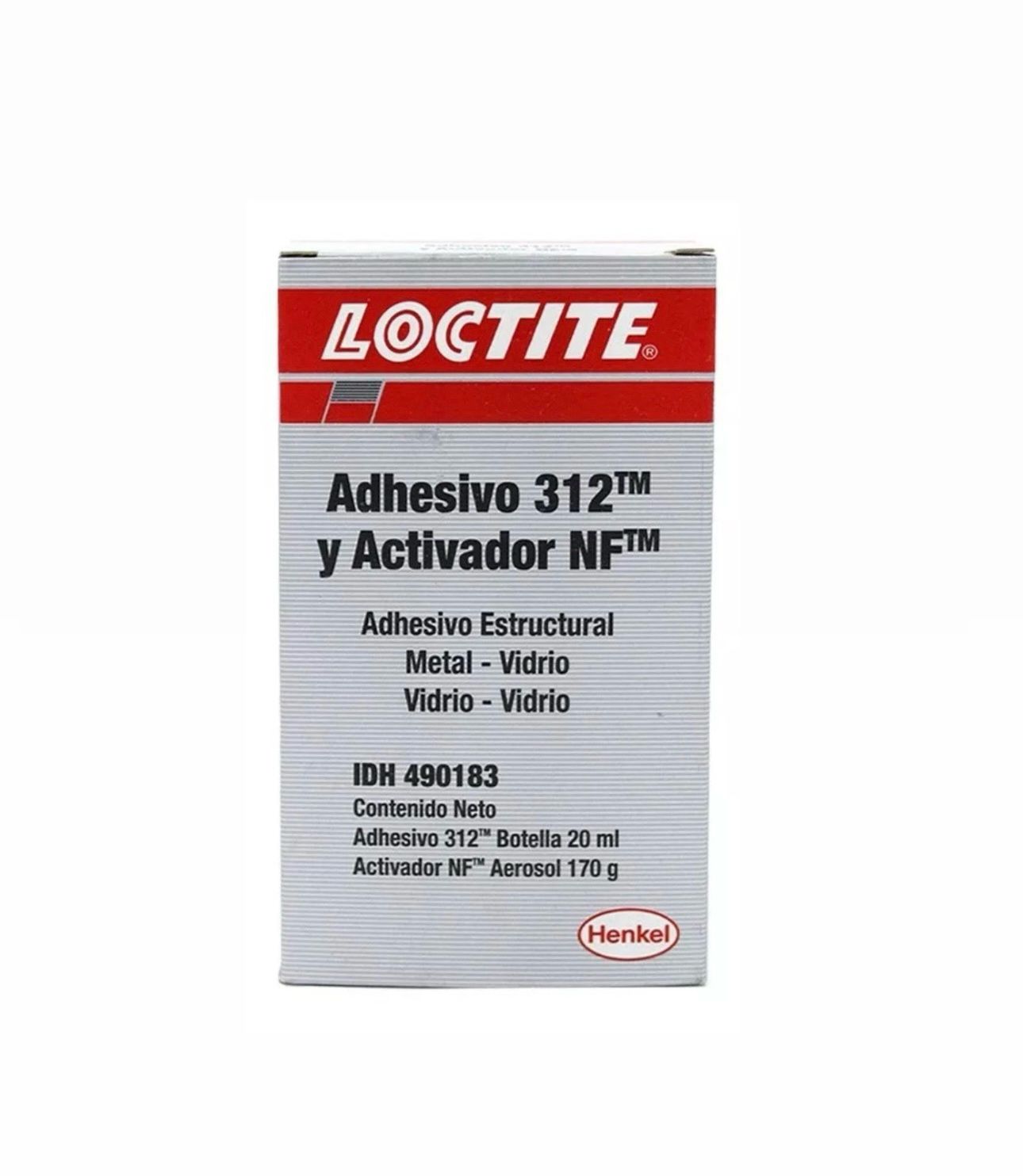 Loctite 312 Speedbonder Adhesivo Y Activador, Botella 20ml Aerosol 170gr