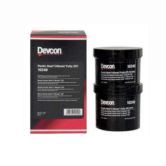 Devcon Plastiacero Pasta 10240, Bote 454 gr