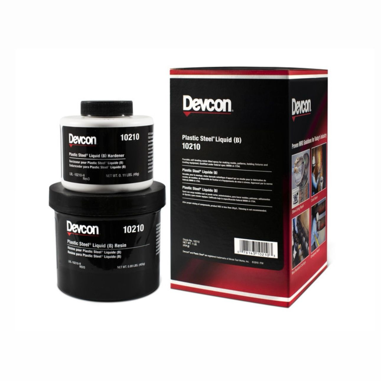 Devcon Plastiacero Liquido 10210, Bote 454 gr